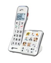 Geemarc AMPLIDECT595 PHOTO - Téléphone amplifié numérique sans fil avec mémoires photo