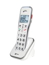 Geemarc AMPLIDECT COMBI 595 - Téléphone filaire avec combiné sans fil amplifié, touches avec photos et boutons SOS