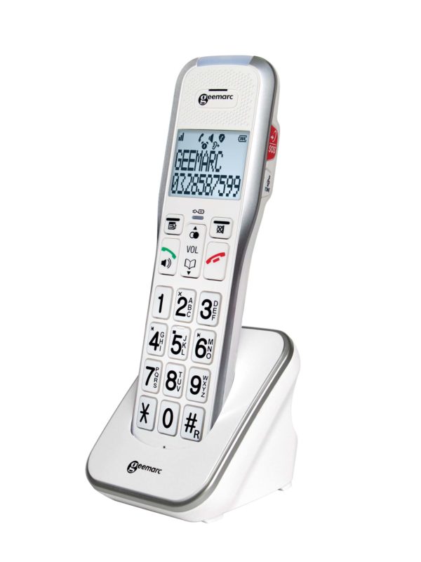Geemarc AMPLIDECT595 U.L.E AD - Combiné additionnel amplifié pour gamme Dect595