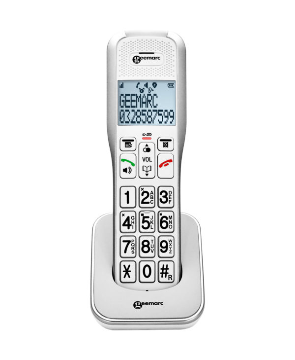 Geemarc AMPLIDECT595 U.L.E AD - Combiné additionnel amplifié pour gamme Dect595