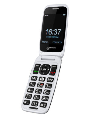 Geemarc CL8700 - Téléphone portable à clapet 4G amplifié avec appareil photo