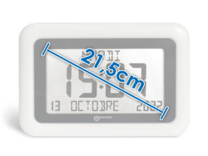 Geemarc VISO10 - Horloge avec grand afficheur numérique et calendrier