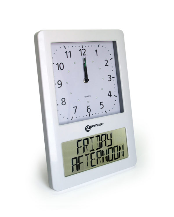 Geemarc VISO 50 - Horloge analogique avec écran numérique