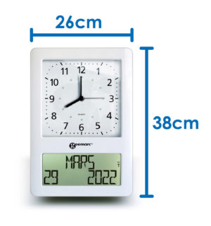 Geemarc VISO 50 - Horloge analogique avec écran numérique