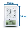 Geemarc VISO 50 - Horloge analogique avec écran numérique