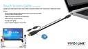 Vivolink Touchscreen Cable 7.5m - USB-C/HDMI+USB