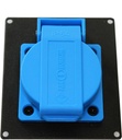 Caymon CASY285F/B 2 modules prise T13 Bleu