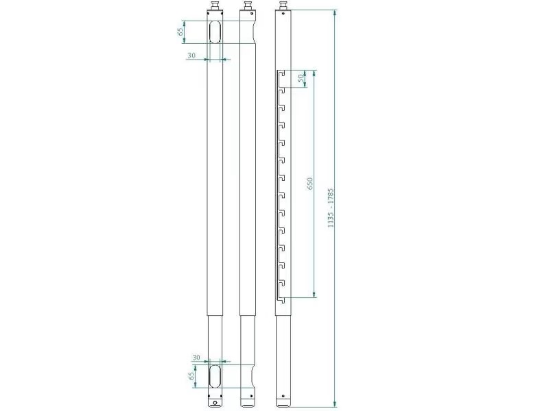Euromet Rallonge ARAKNO 110-170 cm Blanc