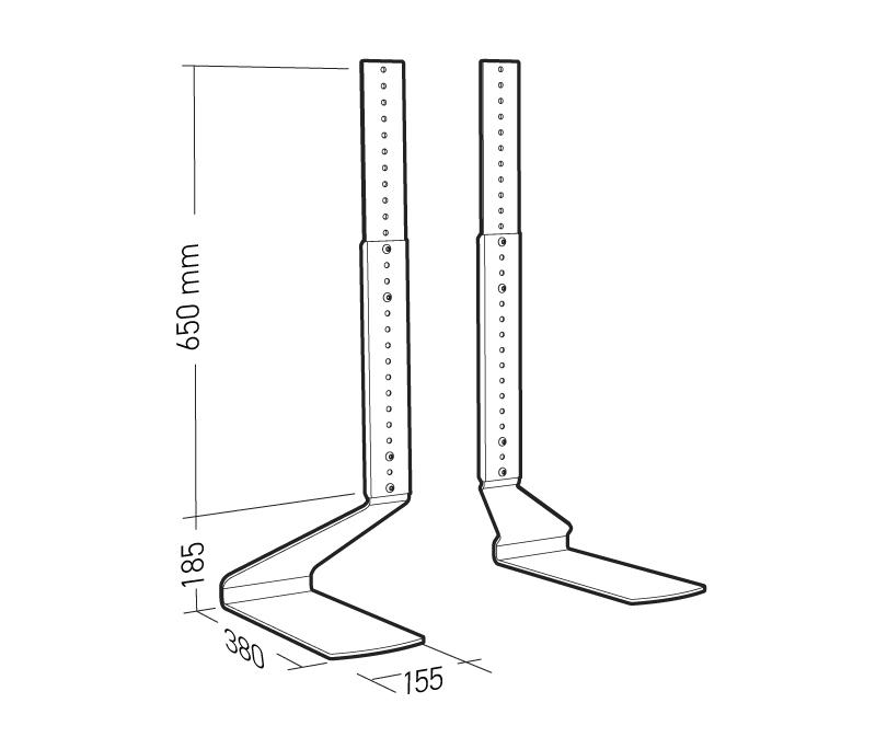 Erard FitUp XXL Support table 40" à 85"