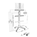 Erard KANA1400XL - Pied TV bois 80" max