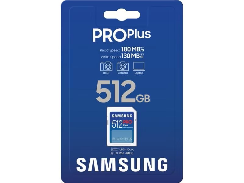 Samsung Carte SDXC Pro Plus 512 Gb