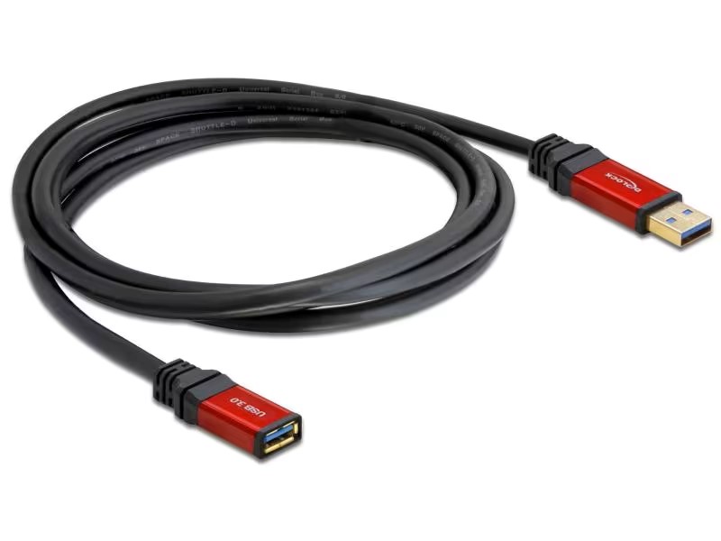 Delock Câble de prolongation USB 3.0 Premium USB A - USB A 3 m