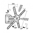 Erard CLIFF 400TW45 - Support inclinable - orientable