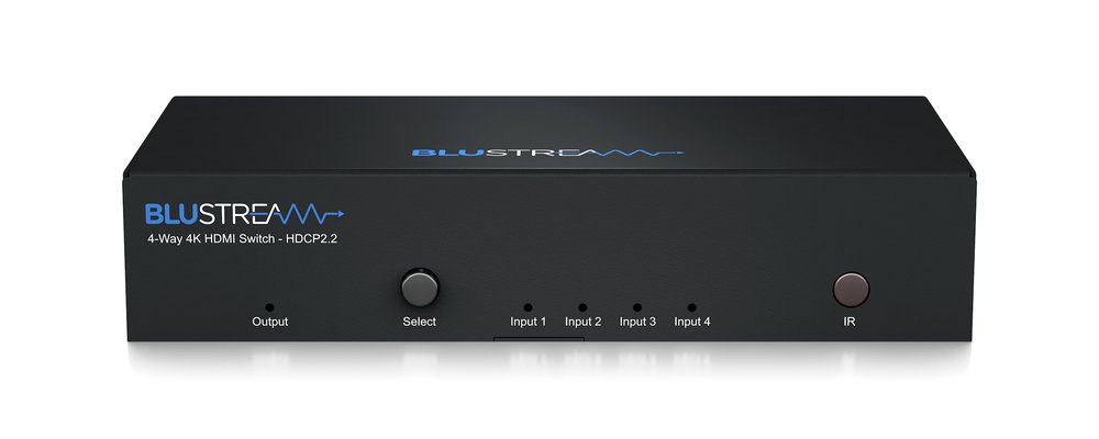 Blustream SW41AB-V2/OPT - Commutateur HDMI 4K 4 voies