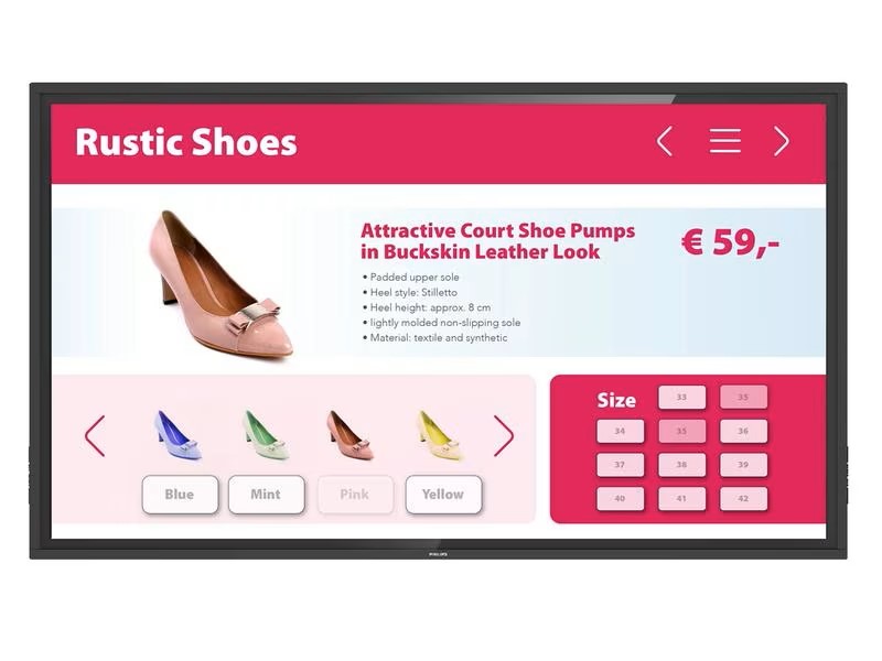 Philips 43BDL3452T/00 - Écran capacitif, 43"