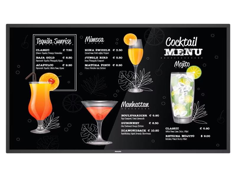 Philips 55BDL3117P/00 - Écran 55", 750 cd/m², 24/7