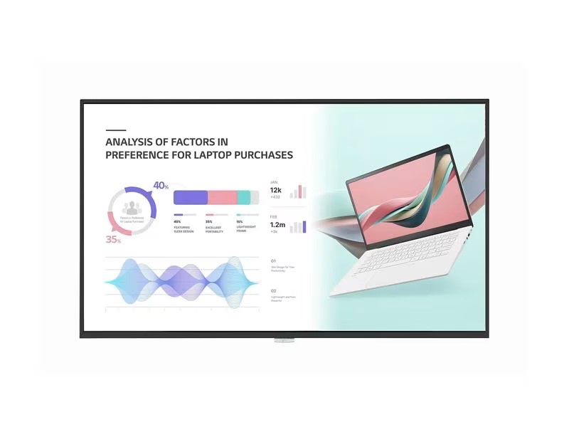 LG 98UH5J-H - Écran 98", 500 cd/m², 24/7