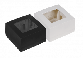 Audac WB45S/W - Boîtier Apparent 45x45mm