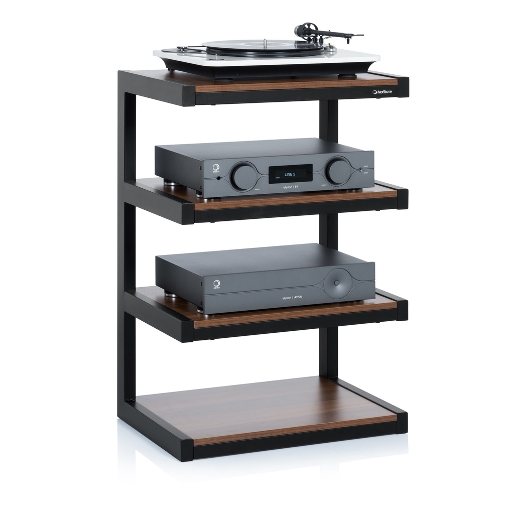 Norstone Esse Hifi - Meuble Noir/Noyer