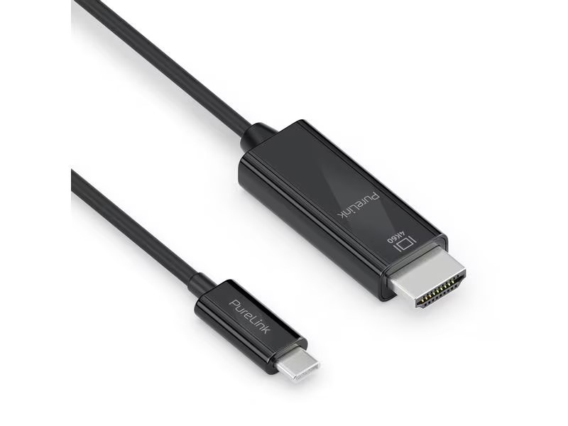 PureLink Câble IS2201-010 USB type C - HDMI 1 m, Noir