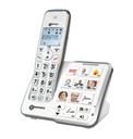 Geemarc AMPLIDECT295 PHOTO - Téléphone sans fil amplifié numérique sans fil avec mémoire photo et répondeur intégré