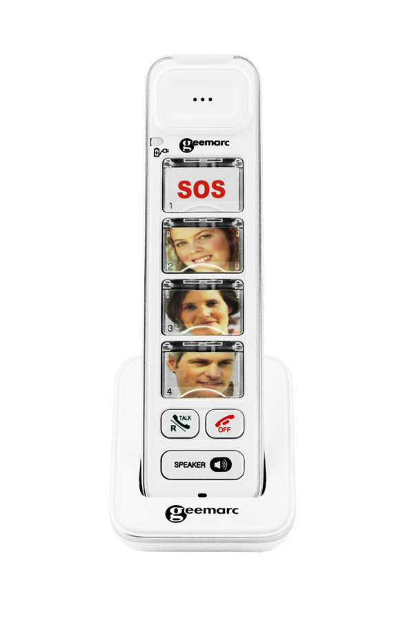 Geemarc PHOTODECT295 - Combiné additionnel sans fil amplifié