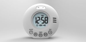 Geemarc WAKE’N’SHAKE VOYAGER - Réveil de voyage avec vibreur Noir