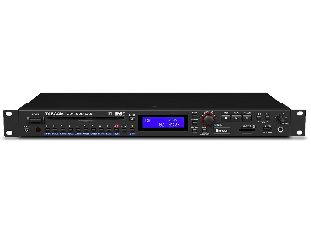 Tascam CD-400UDAB - Lecteur CD avec radio DAB et Bluetooth