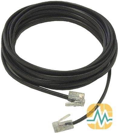 Erard Connect C41-004/10 - Câble RJ-11 noir 10m