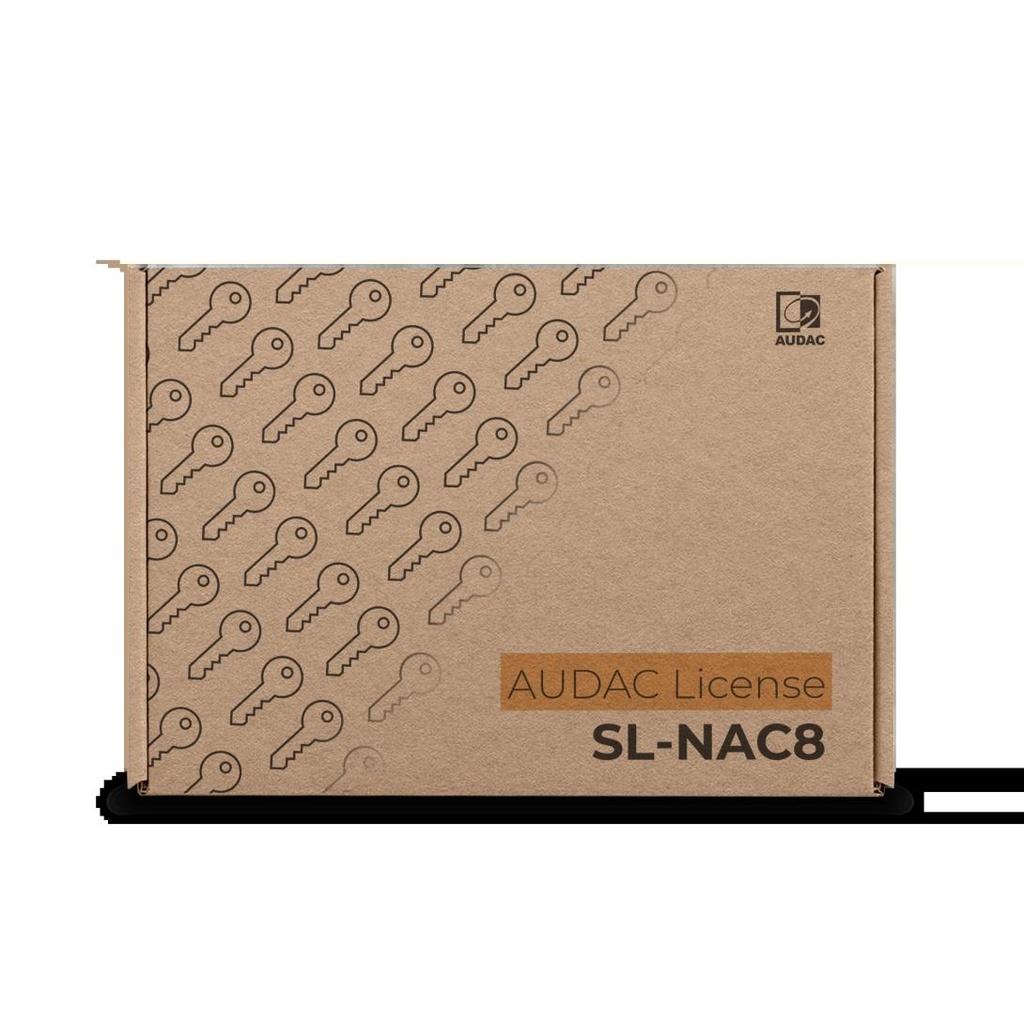 Audac SL-NAC8 - 8x8 Dante/AES67 expansion license