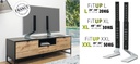 Erard FitUp XXL - Support table 40" à 85"