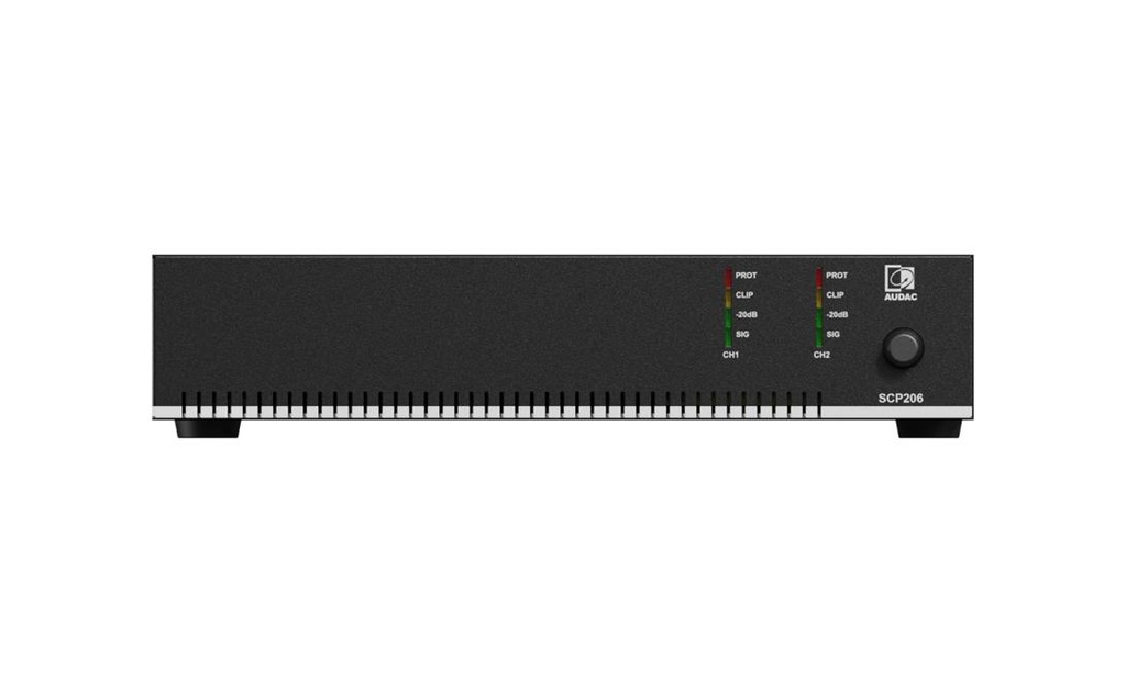 Audac SCP206 - Amplificateur de puissance compact 2 canaux Class-D