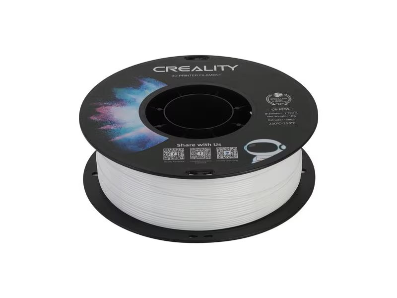 Creality Filament PETG, Blanc, 1.75 mm, 1 kg