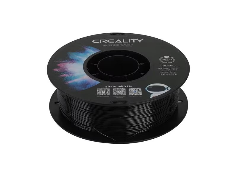 Creality Filament PETG, Noir, 1.75 mm, 1 kg