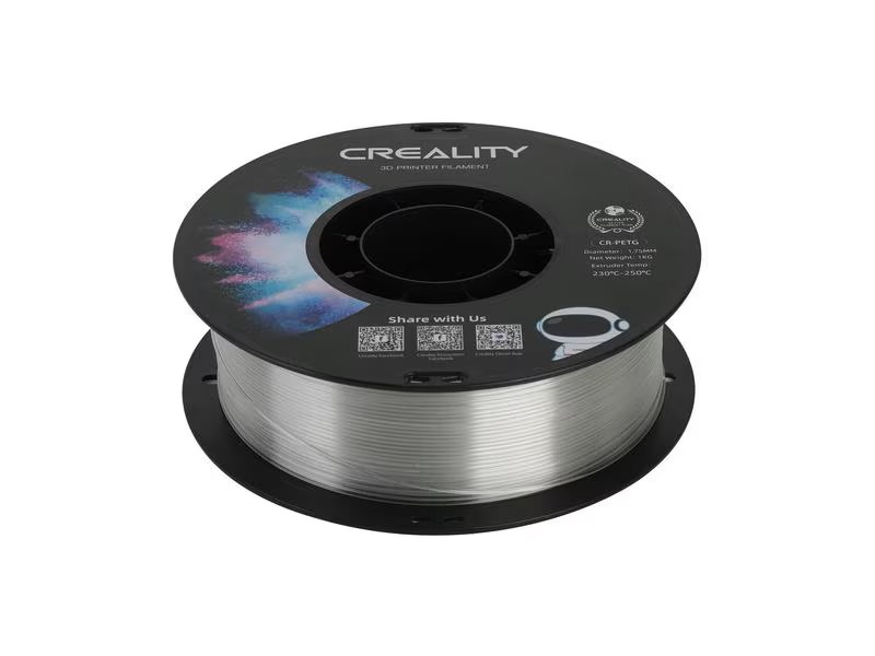 Creality Filament PETG, Transparent, 1.75 mm, 1 kg