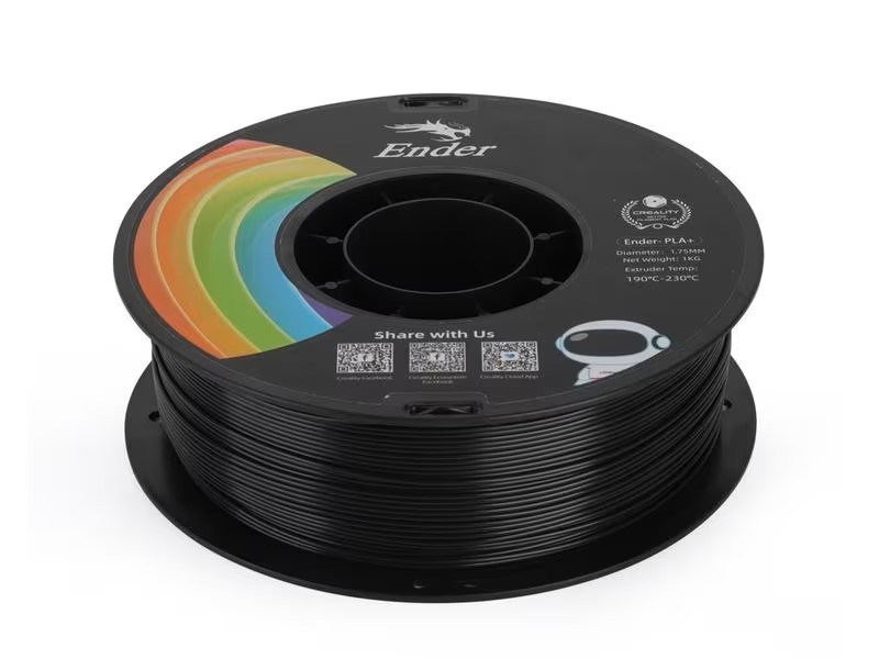 Creality Filament PLA+ Noir, 1.75 mm, 1 kg