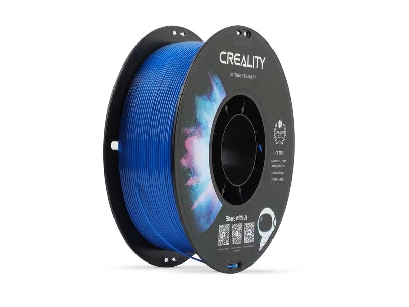Creality Filament TPU, Bleu, 1.75 mm, 1 kg