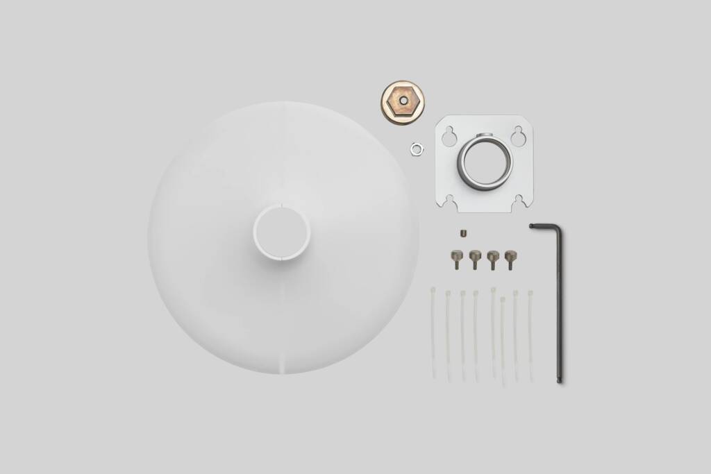 Shure A901-R-HCM - Kit de montage encastre plafond dur pour MXA901-R