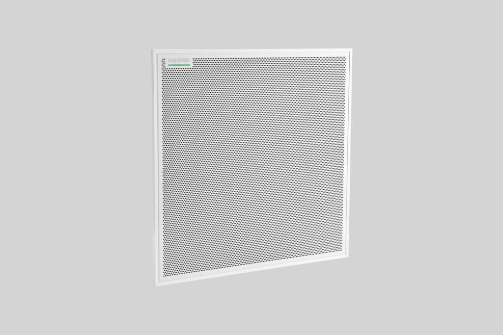 Shure MXA901W-R - Microphone de plafond multicapsules rond 34 cm, blanc