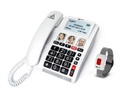 Geemarc CL9000 - Téléphone fixe 4G avec Télécommande SOS