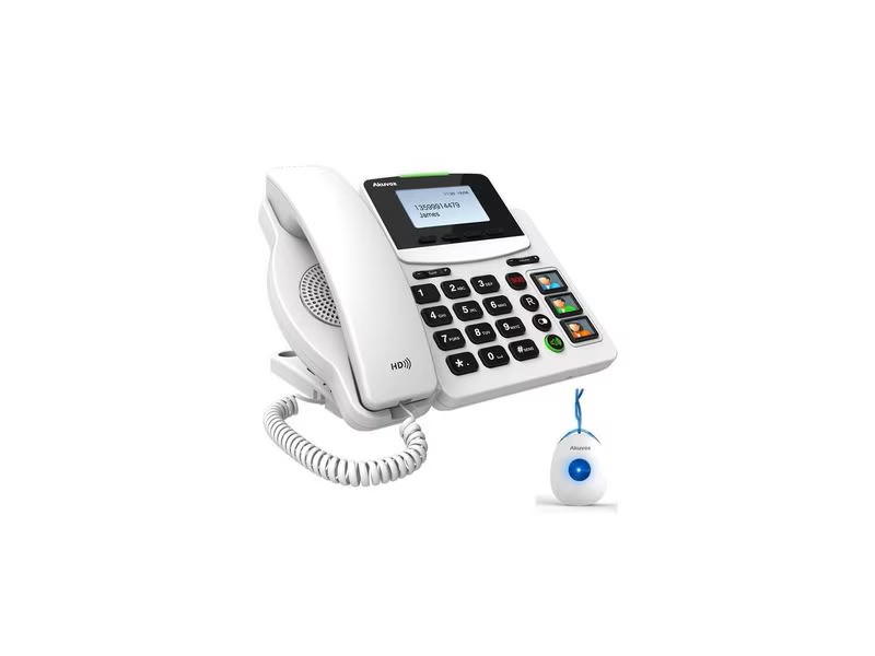 Akuvox HCP-R15P - Téléphone senior fixe IP, inclus émetteur