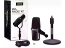 Shure MV7+-K-BNDL - Set microphone MV7+ avec pied, noir