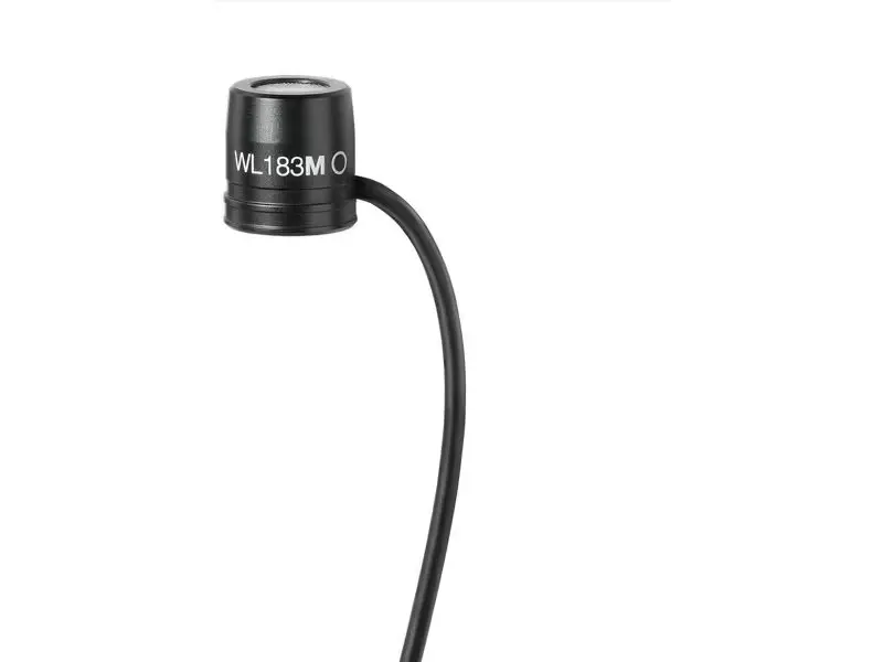 Shure WL183MB/O-TQG - Micro-cravate, Omni, TQG, noir