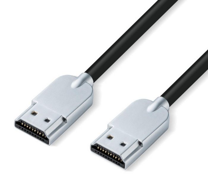 MicroConnect Câble Slim HDMI - HDMI 0.5 m noir