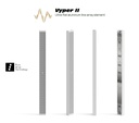 K-Array Vyper-KV52W II - Line-array ultra-plat 50 cm, 8x1", 150 W, 16/64 Ω, IP65 - Blanc