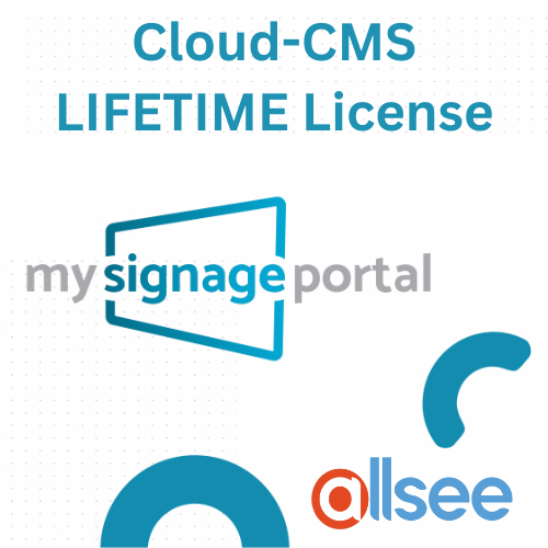 Allsee - CMS MySignagePortal à vie (par appareil)