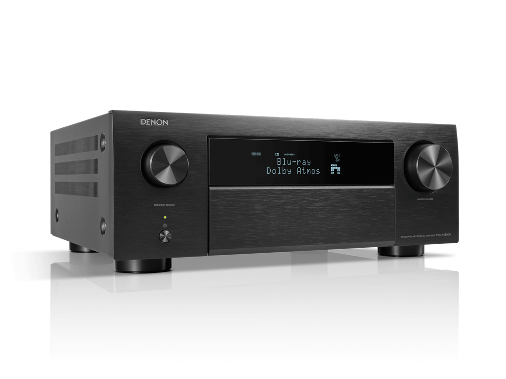 Denon AVC-X4800H - Ampli-tuner AV 200W 8K à 9.4 canaux avec HEOS Built-in - Noir