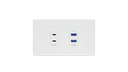 Blustream UEX3D-WP-EU - USB 3.2 Gen1 HDBaseT™ Extender EU Wall Plate - Device