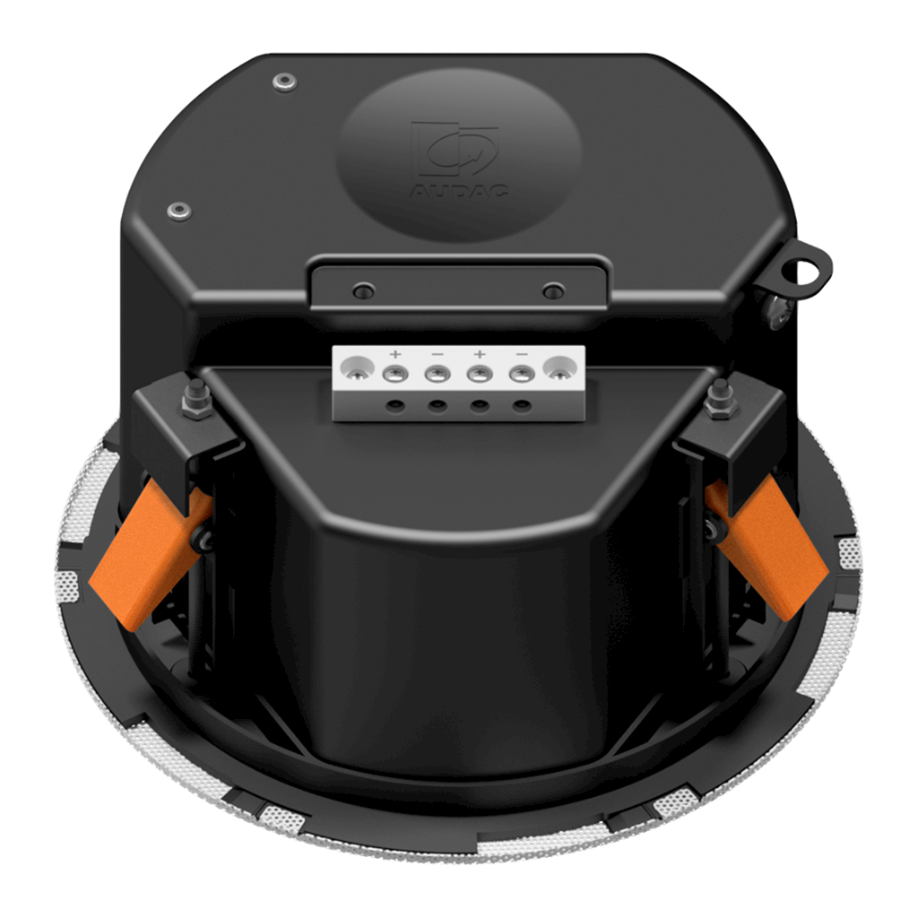 Audac CALI424/W - HP encastré 4" 2voies avec Dôme 8ohm/100V@24W commutable - Blanc