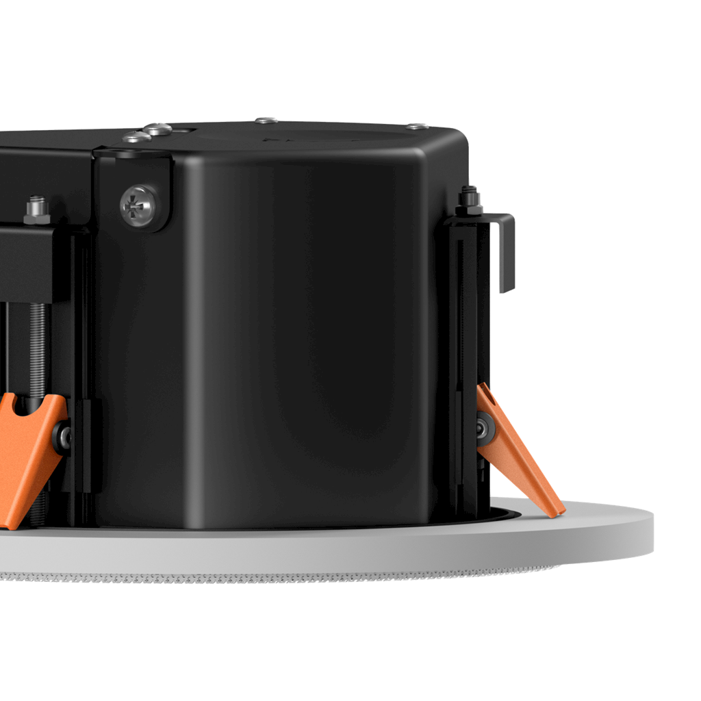 Audac CALI424I/W - HP encastré 4" 2voies 8ohm/100V Blanc (RAL9016)